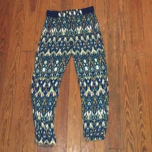 Super fun joggers with gold zippers. NWOT
